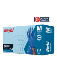 Beybi TPEX Eldiven Mavi 100'lük Kutu - 1