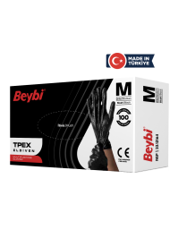 Beybi TPEX Eldiven Siyah 100'lük Kutu 