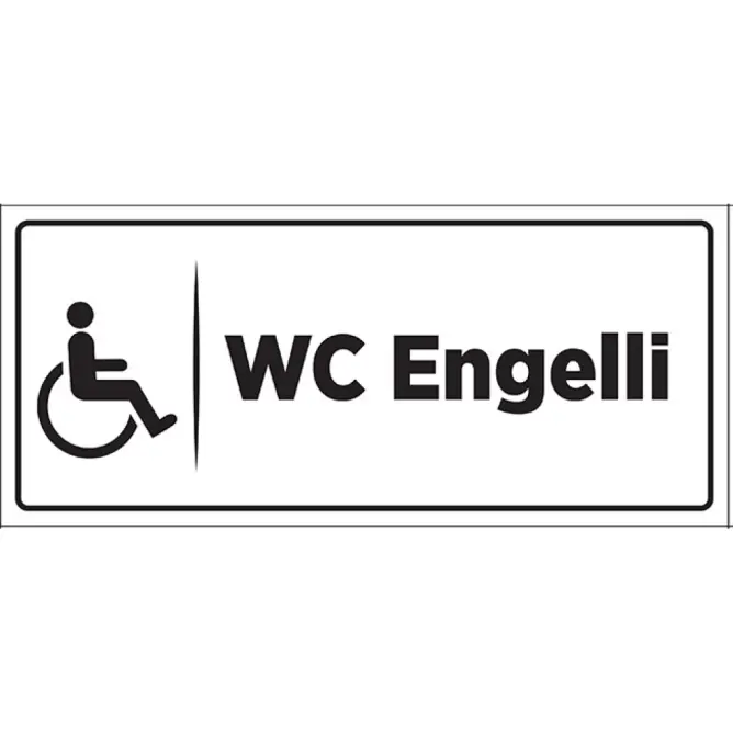 Engelli WC Tabelası - 1