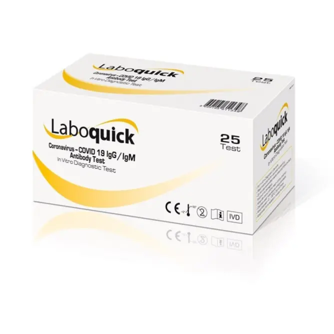Laboquick Koronavirus Covid-19 IgG/IgM Antikor Test Kiti (25 Adet) - 1