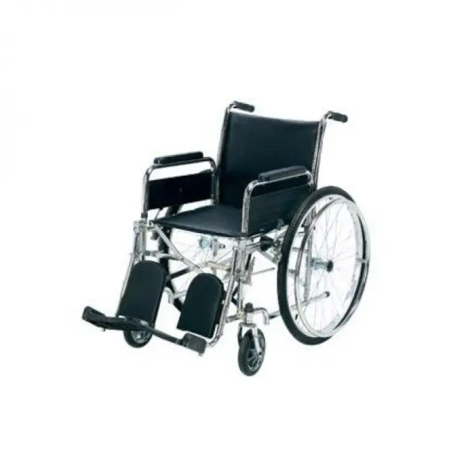 Tekerlekli Sandalye Ayak Kalkar Yan Kol Çıkar Kromajlı HMC8010 - 1
