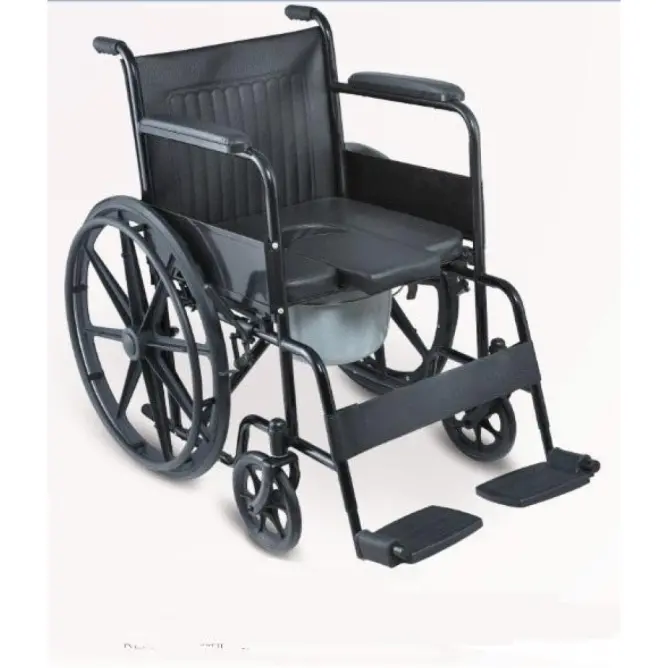 Tekerlekli Sandalye Katlanır Lazımlıklı Boyalı HMC8031 - 1